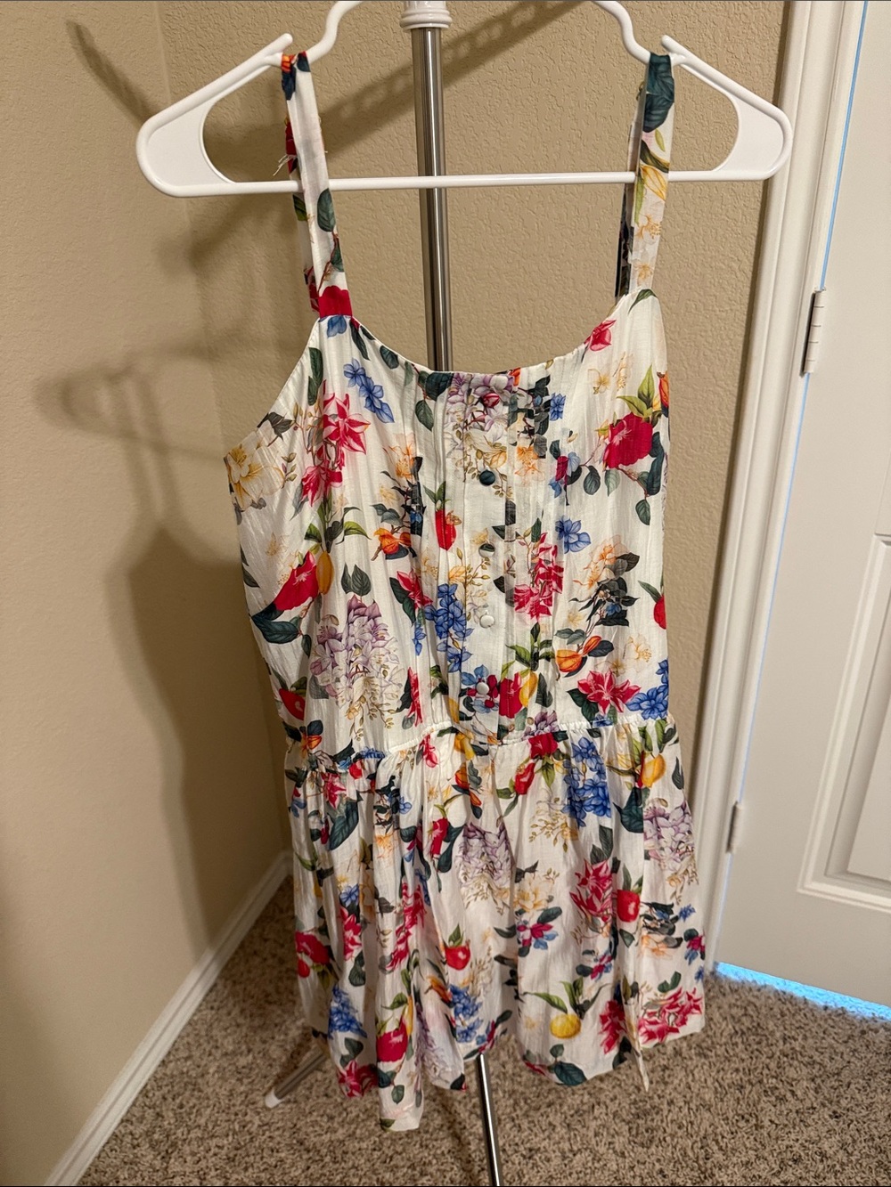 Taylor Floral Sundress with Bright Multicolor Print
